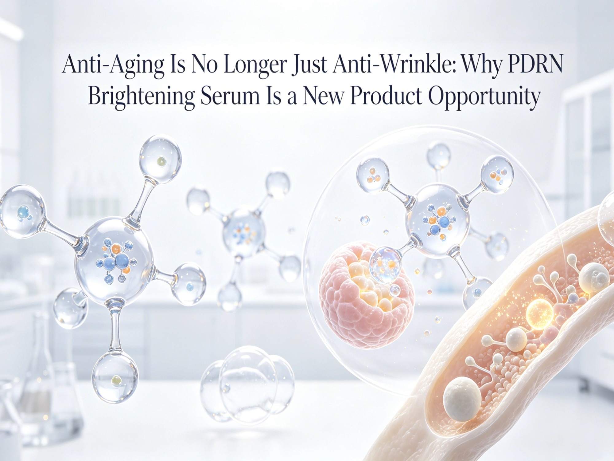 Anti-aging is niet langer alleen anti-rimpel: waarom PDRN Brightening Serum een ​​nieuwe productkans biedt