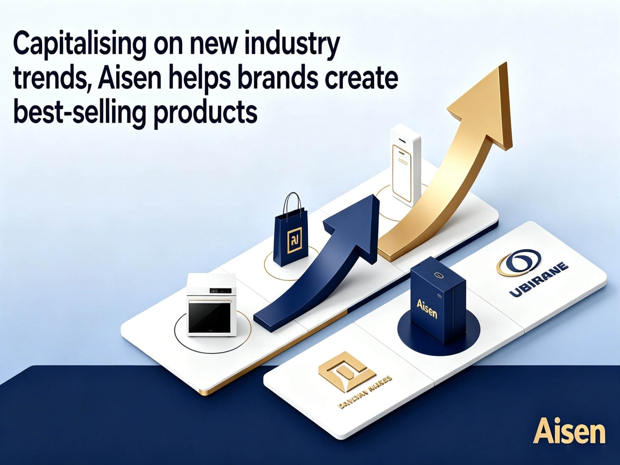 Door in te spelen op nieuwe trends in de branche, helpt Aisen merken bij het creëren van bestverkopende producten.