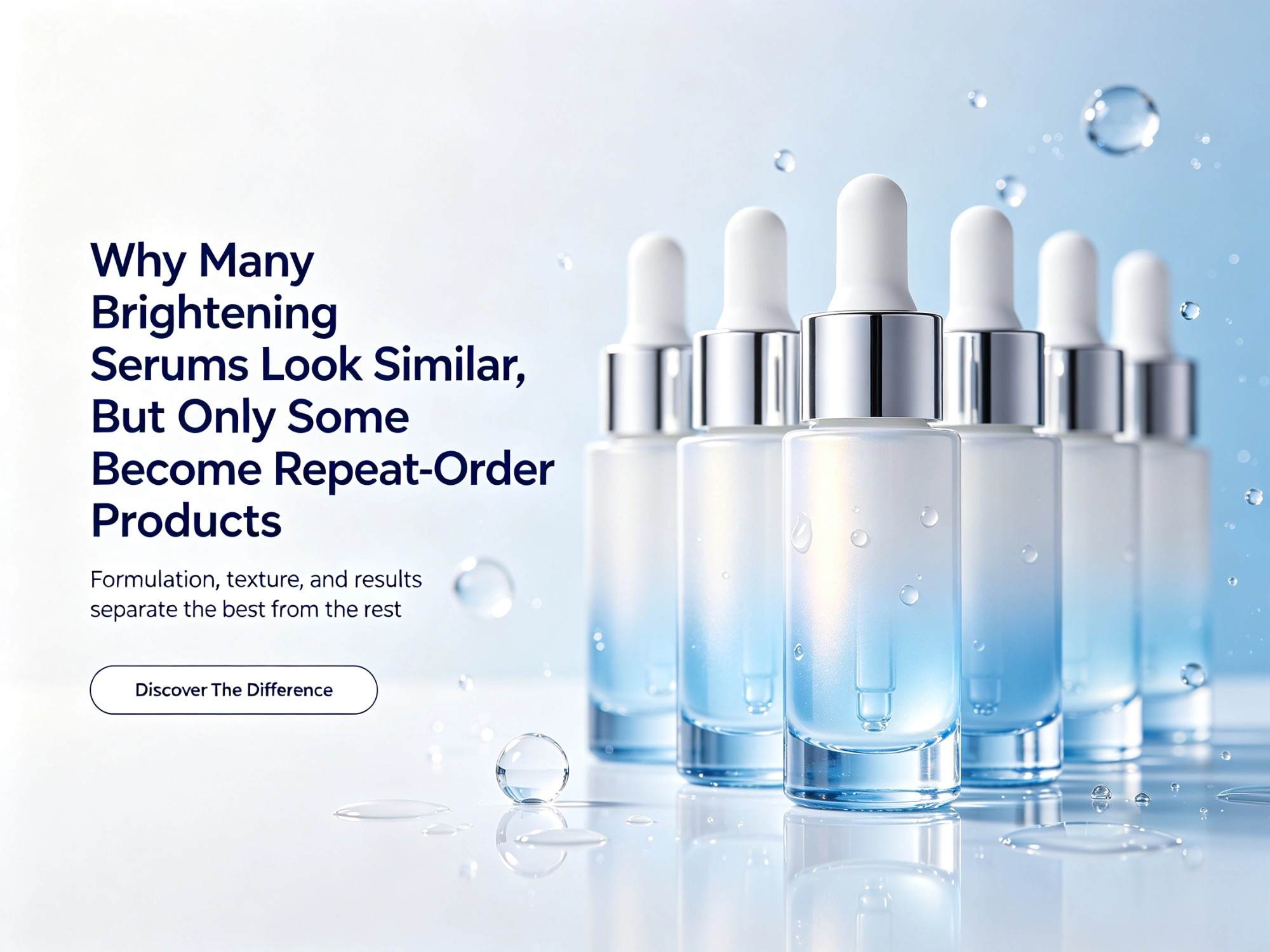 Waarom veel serums voor een stralende huid er hetzelfde uitzien, maar slechts enkele producten zijn die je steeds opnieuw bestelt.